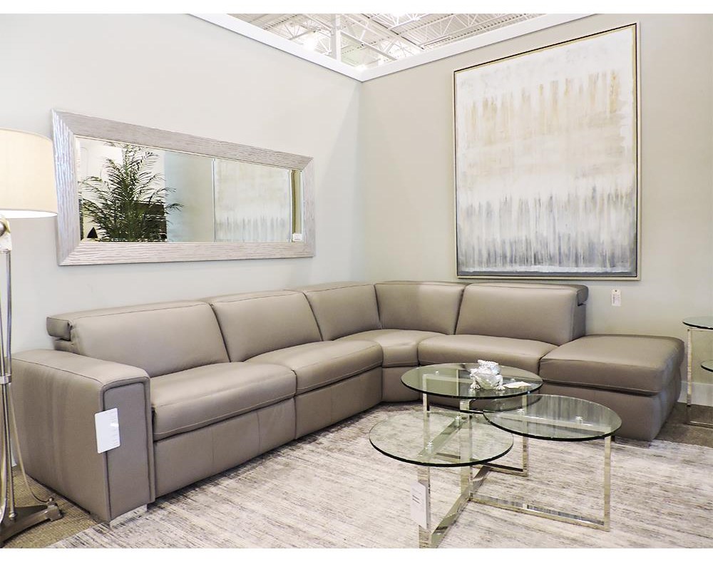 Titan leather 2025 power reclining sofa